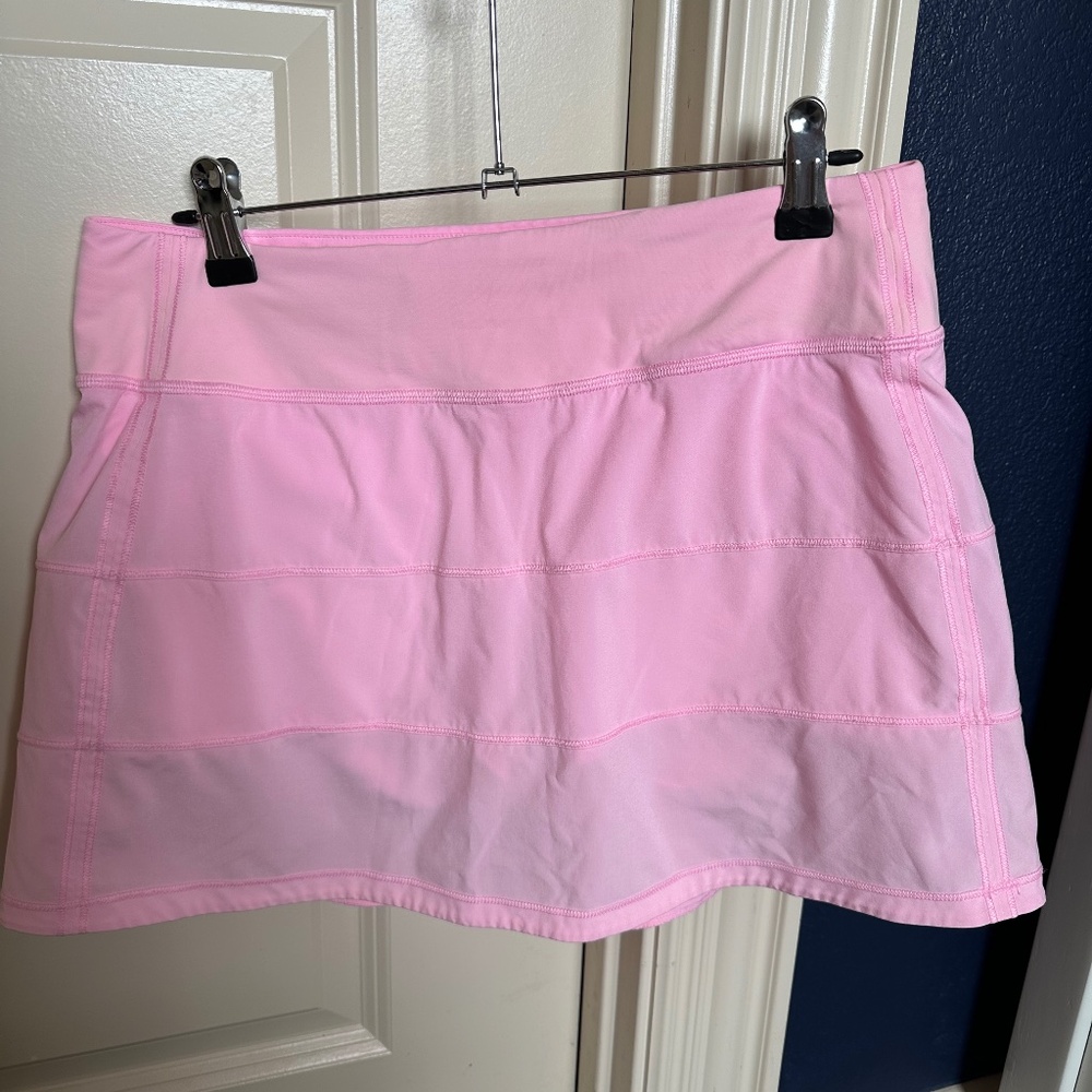 Lululemon Pink Pace Rival Skirt